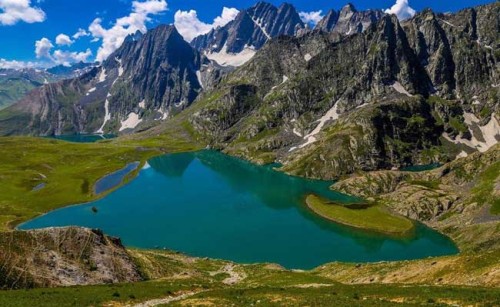 Lago Krishansar - Lago de gran altitud de Srinagar
