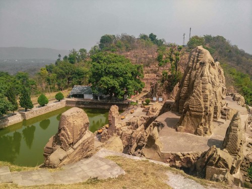 Masroor Rock Cut Temple - Hindu temples in Kangra Valley