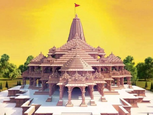 Ram Mandir Ayodhya – Der größte Hindu-Tempel, der Lord Rama in ganz Indien und der Welt gewidmet ist.