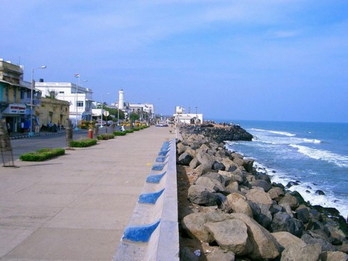 Pondicherry Felsenstrand