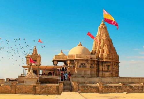 Rukmini Devi Temple - A Richly Carved Ancient Hindu Temple in Dwarka.