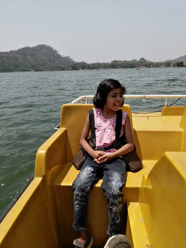 Boating at Mansar Lake