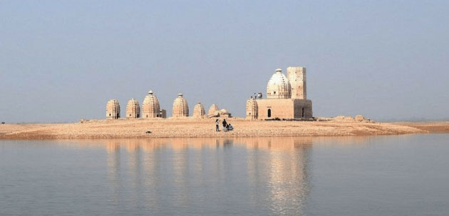 Under Water Lord Shiva and Parvati Temple Kangra